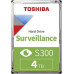 Toshiba S300 4TB 3.5 Inch Surveillance HDD